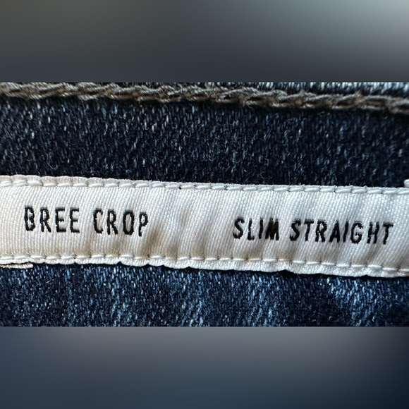 Edwin Bree Crop Slim Straight Leg Jeans - NWT - Picture 4 of 7